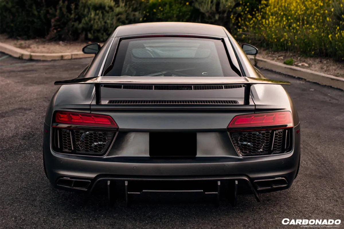 2016-2019 Audi R8 Coupe/Spyder VRS Style Carbon Fiber Rear Diffuser - [The Exotic Hub]