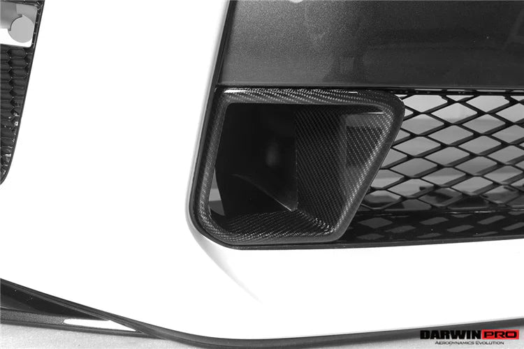 2017-2022 Nissan GTR R35 EBA BKSS Style Carbon Fiber Front Bumper Vents - [The Exotic Hub]