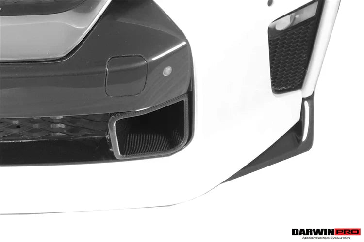 2017-2022 Nissan GTR R35 EBA BKSS Style Carbon Fiber Front Bumper Vents - [The Exotic Hub]