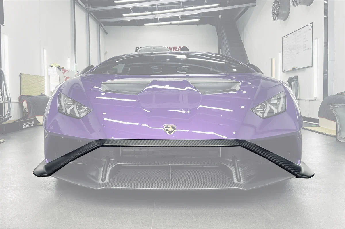 2021-UP Lamborghini Huracan STO Dry Carbon Fiber UP-Front Lip - [The Exotic Hub]