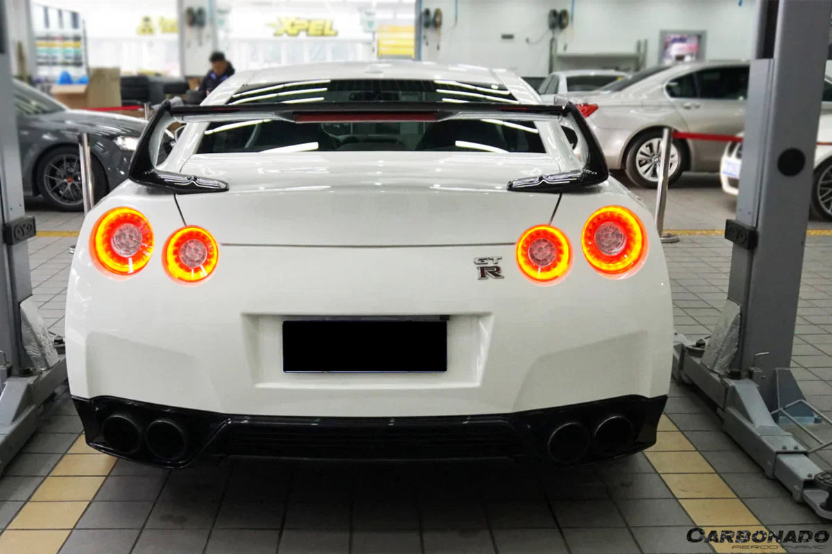 2008-2022 Nissan GTR R35 CBA/DBA/EBA AMS Style Trunk Spoiler - [The Exotic Hub]