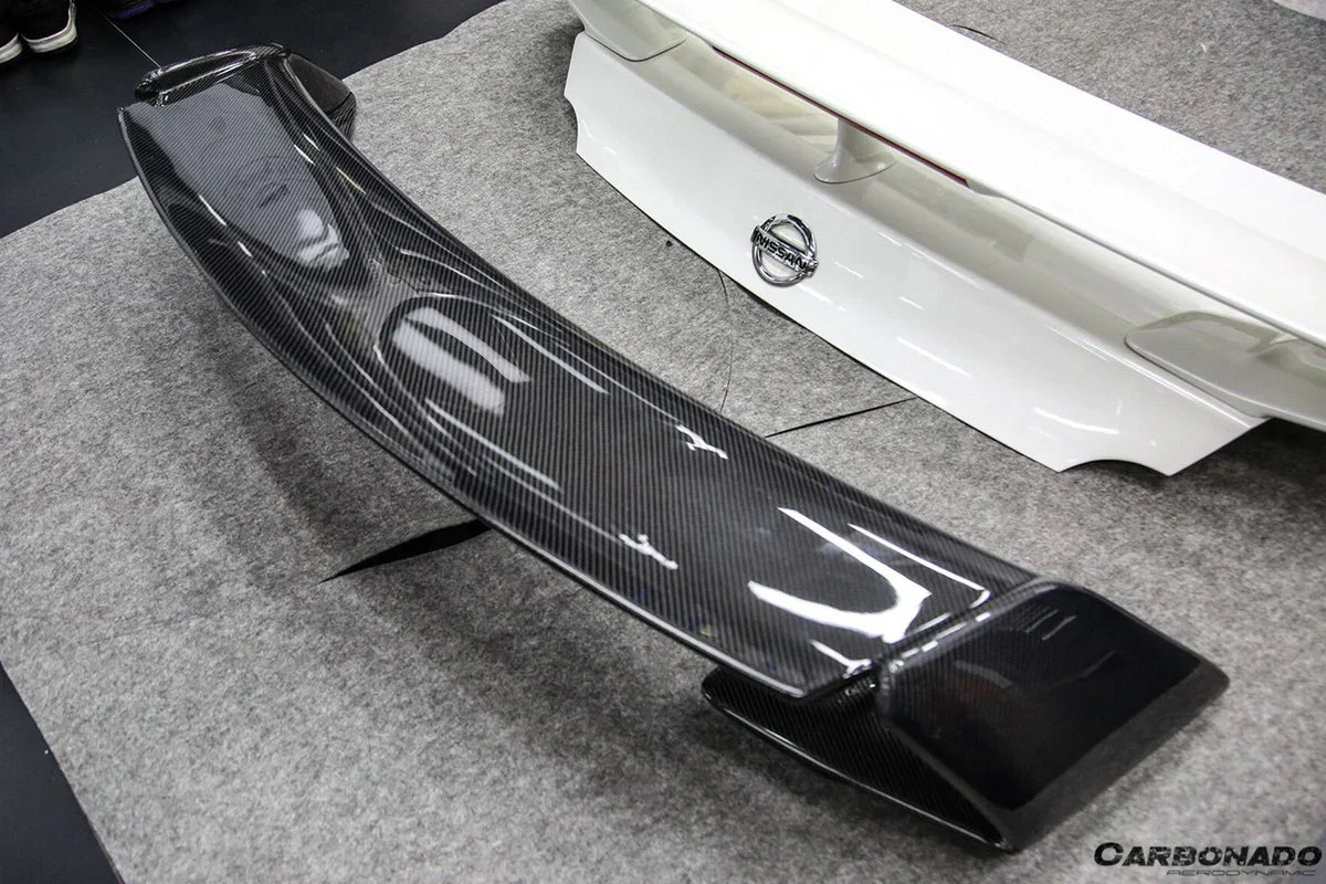 2008-2022 Nissan GTR R35 CBA/DBA/EBA AMS Style Trunk Spoiler - [The Exotic Hub]