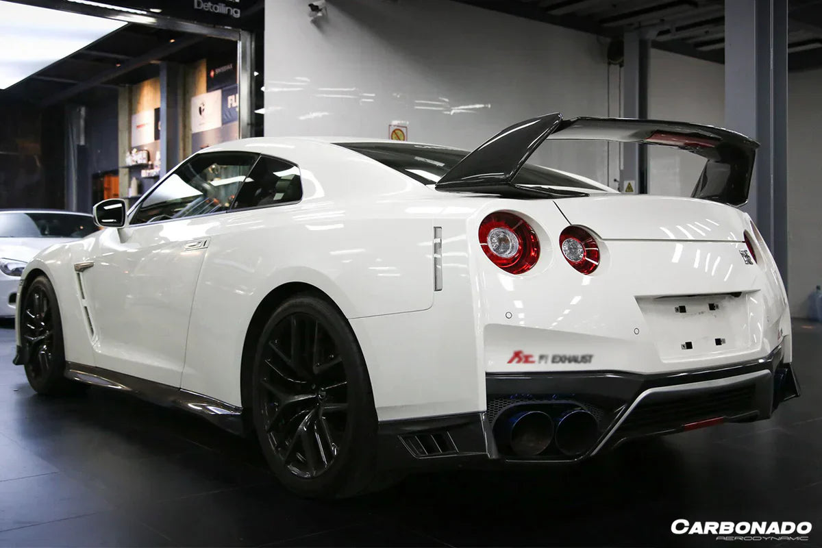 2008-2022 Nissan GTR R35 CBA/DBA/EBA AMS Style Trunk Spoiler - [The Exotic Hub]