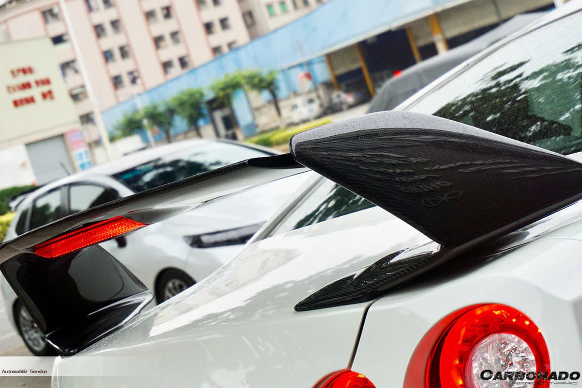 2008-2022 Nissan GTR R35 CBA/DBA/EBA AMS Style Trunk Spoiler - [The Exotic Hub]