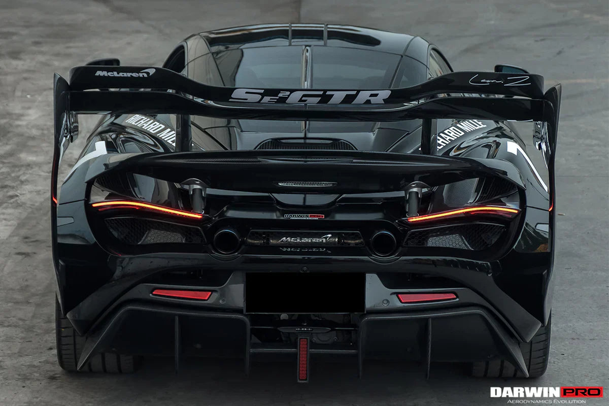 2017-2022 McLaren 720s Se²GTR Style Trunk Wing with Side Winglets - [The Exotic Hub]