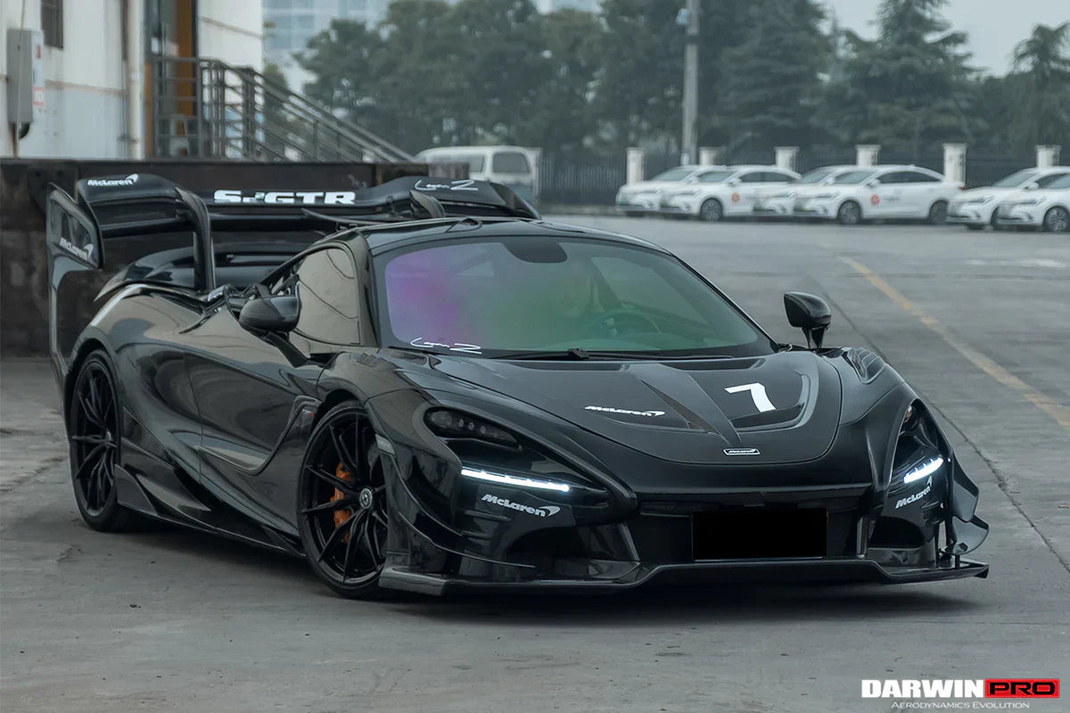 2017-2022 McLaren 720s Se²GTR Style Trunk Wing with Side Winglets - [The Exotic Hub]